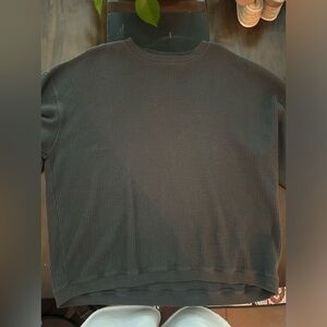 AERIE waffle-knit crewneck